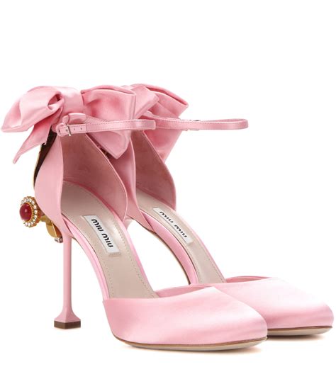 miu miu shoes pink|miu miu heels.